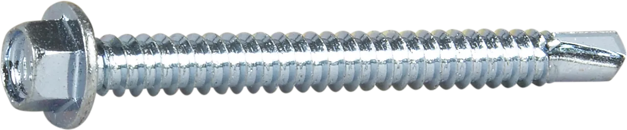 Plateskrue borspiss 6,3x63 fzb-100 uten tetningsskive blankforsinket null - null - 2 - Miniatyr