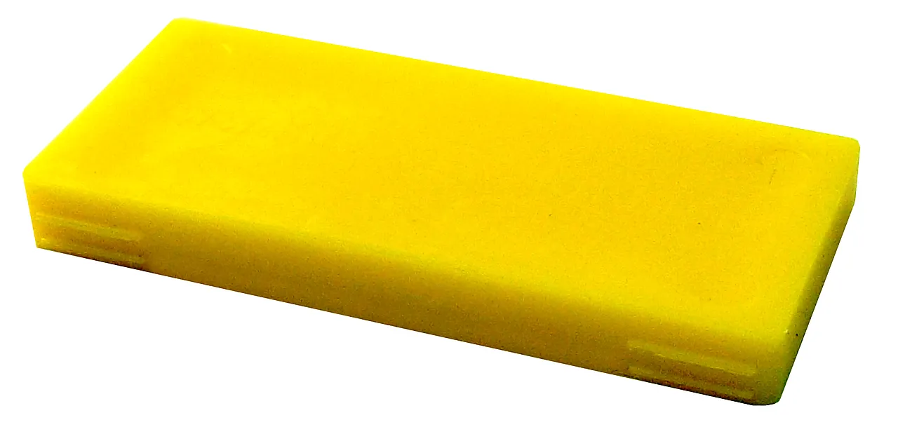 Styrekloss mm gul mm kartong med 1.000 stk styreklosser 5X22X50 50 Styrekloss mm gul mm kartong med 1.000 stk styreklosser 5X22X50 50