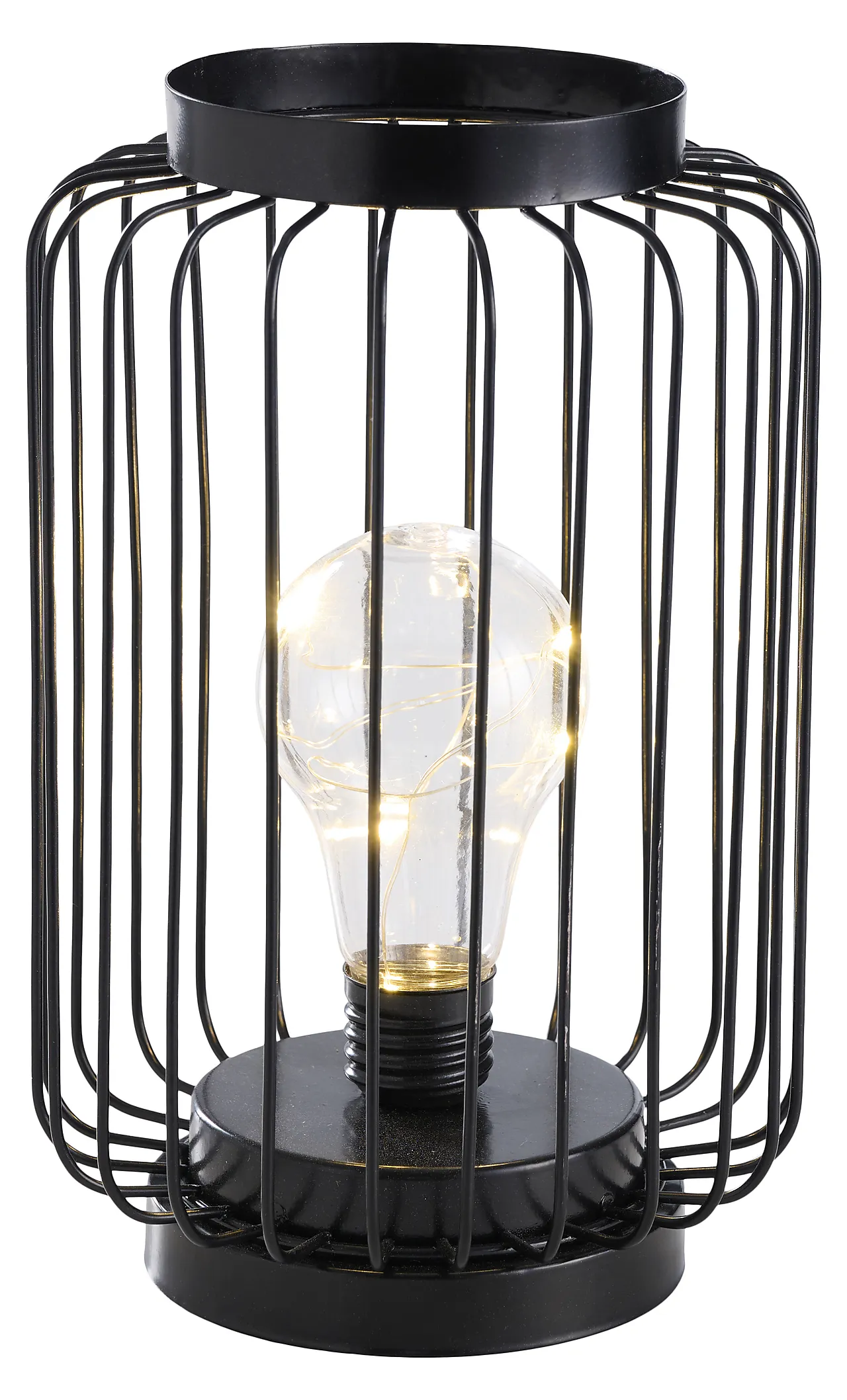 Utelampe ø14 h21cm sort outfit