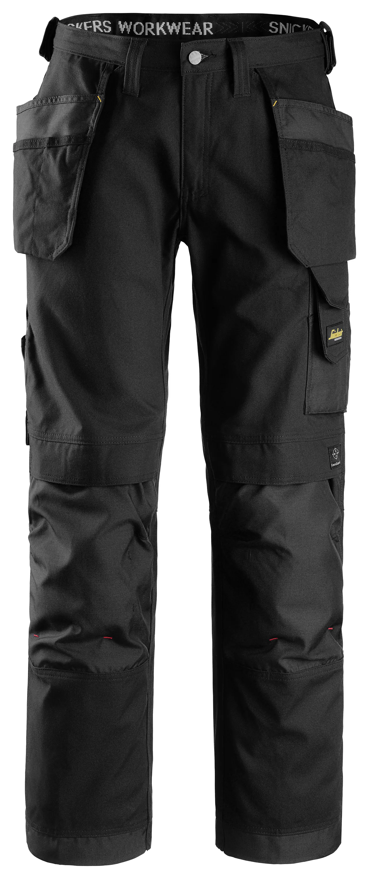 Bukse 3214 sort/sort 48 Canvas m/hylsterlommer rip-stop materiale null - null - 2 - Miniatyr