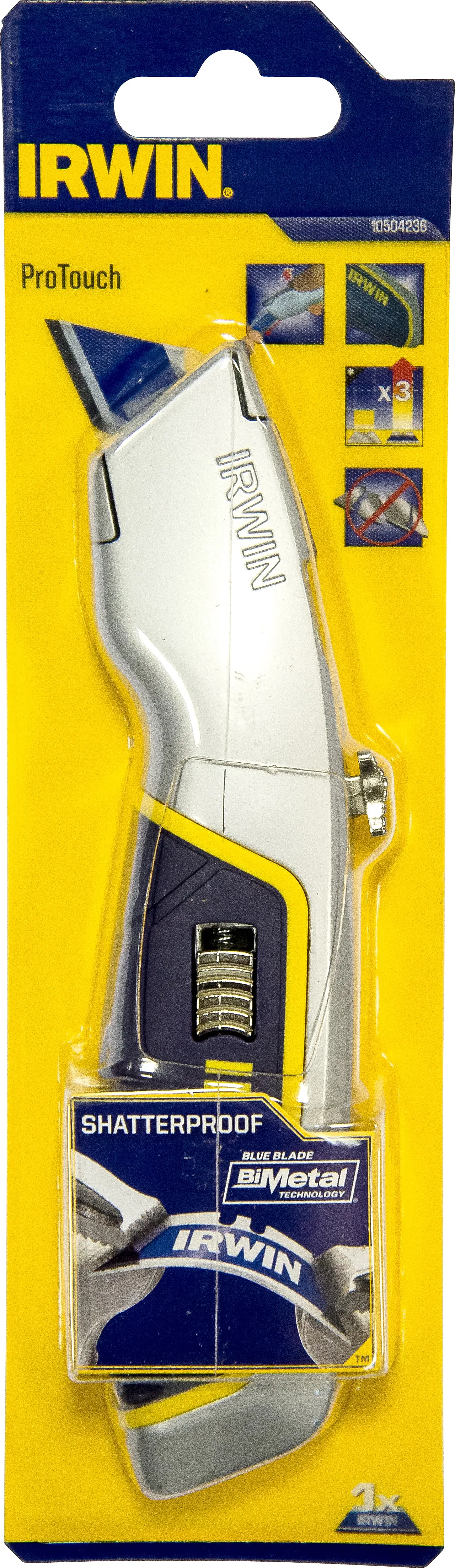 Kniv justerbar pro-touch inntrekkbart