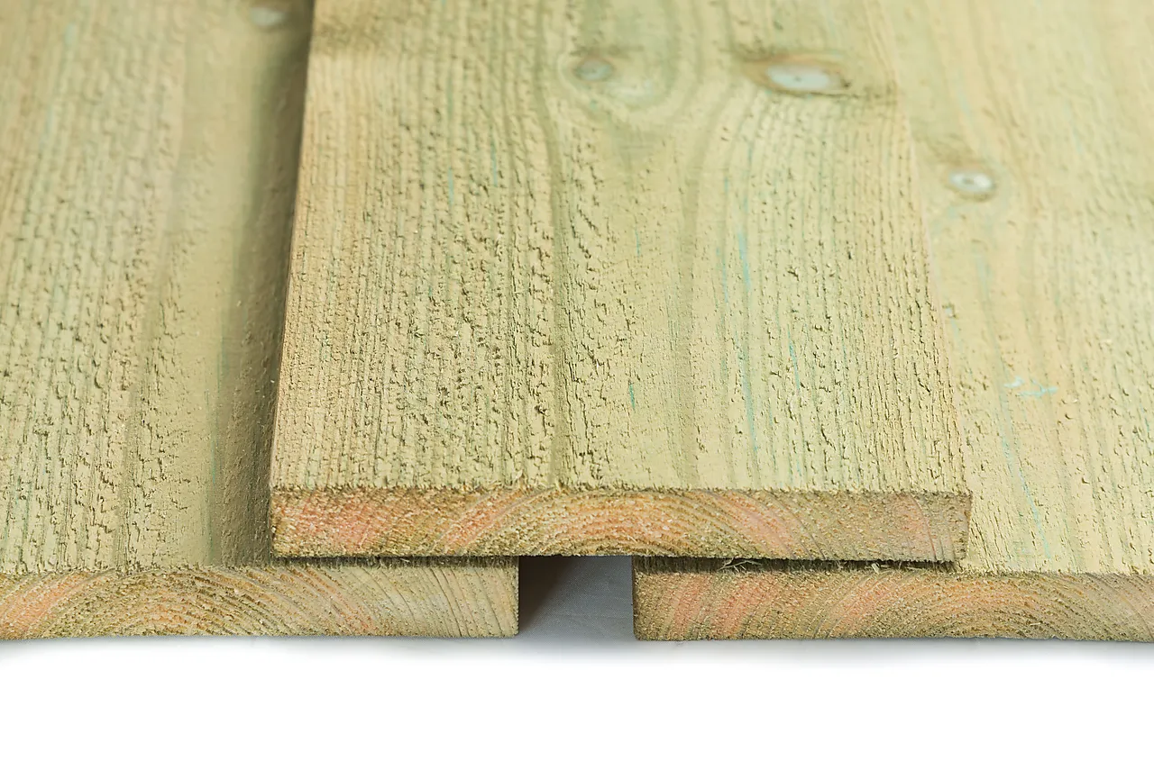 Kledning rektangulær CU impregnert 19x173 mm Kledning rektangulær CU impregnert 19x173 mm