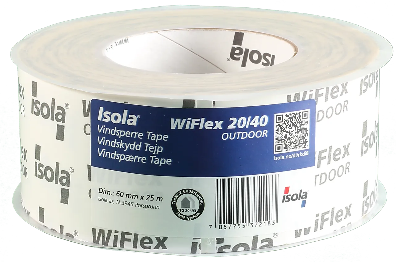 Tape Vindsperre Wiflex 20/40x25 m Isola null - null - 3 - Miniatyr