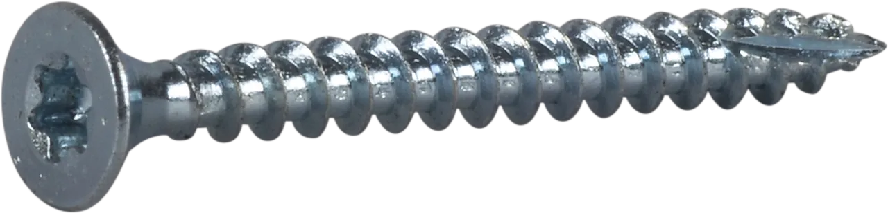 Treskrue inv sh hg 4x40 fzb a-200 senkhode helgjenget blankforsinket Treskrue inv sh hg 4x40 fzb a-200 senkhode helgjenget blankforsinket