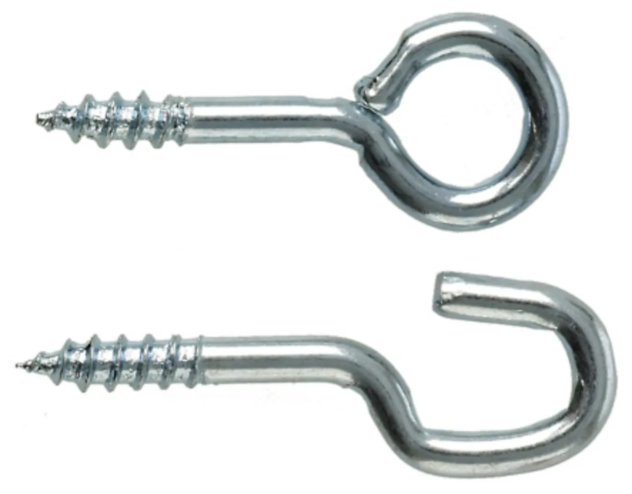 Spiralkrok + øye elf 22 A10+A10 krok 22X4,0X1,8 mm øye 11X5,5X1,8 mm