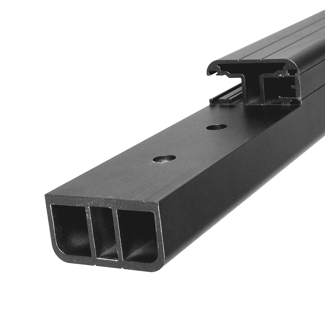 Endestolpe frontmontert antrasittgrå Endestolpe frontmontert antrasittgrå