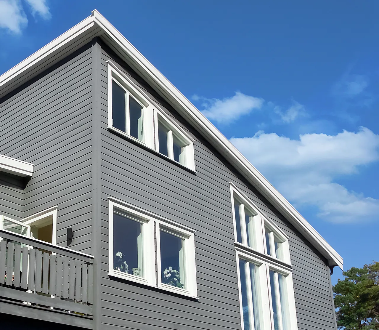 Dobbelfalset kledning 60° 19x148 mm grunnet gran null - null - 3 - Miniatyr