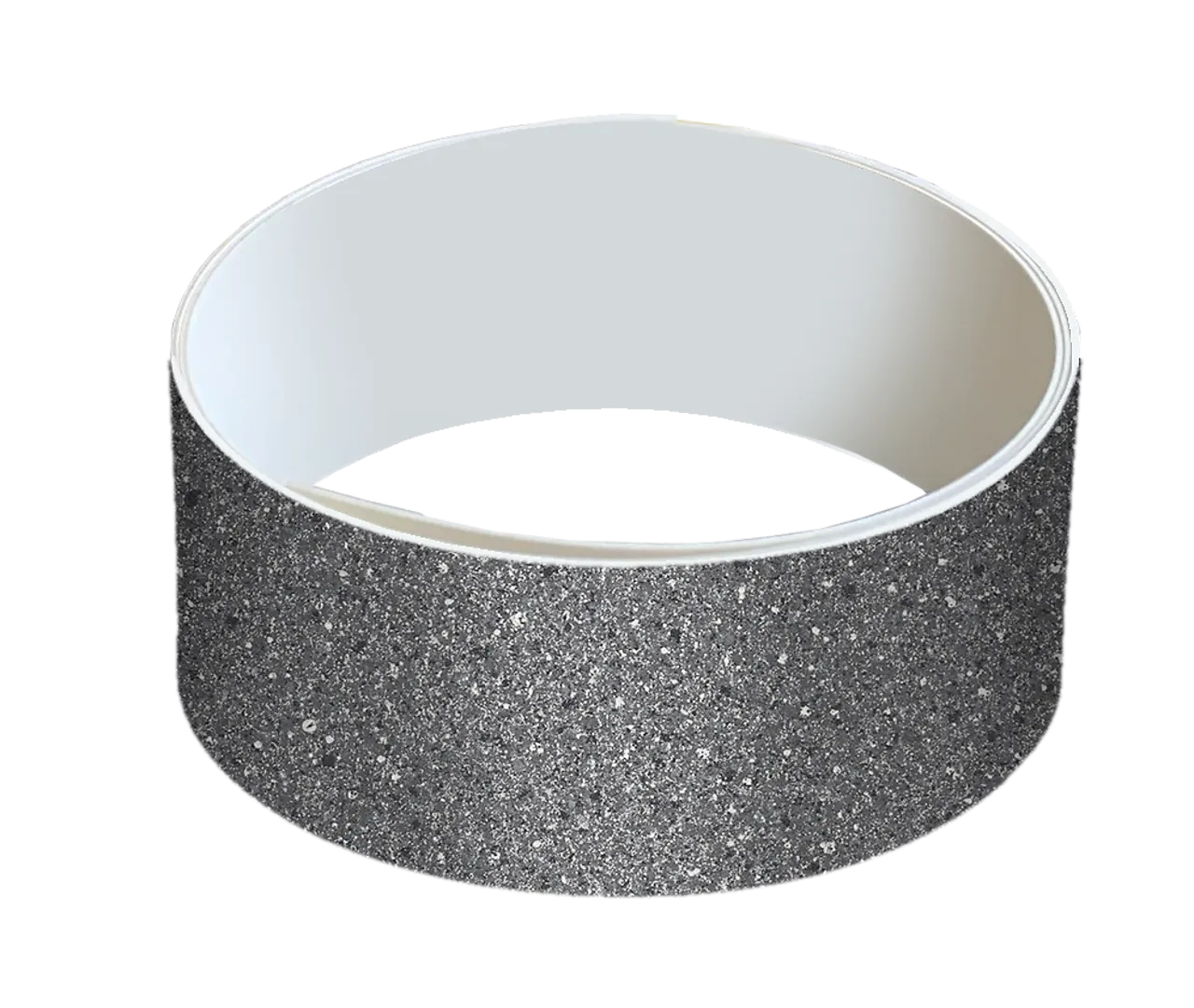 Fibo Kantlist til benk 125 KRY Sort Granitt 3050 mm