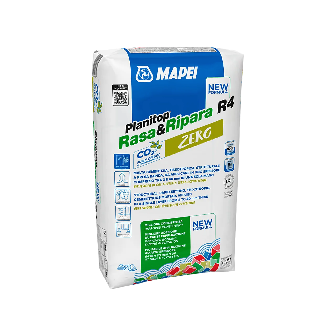 Mørtel rep 25kg Planitop S&R R4