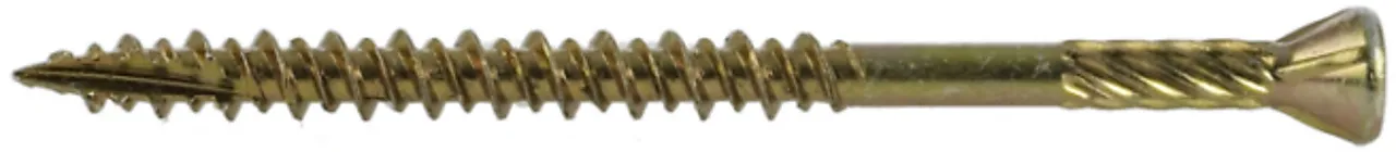 Gulv/listeskrue gk 4,2x75 a200 gulkrom inv4kt1 fiberkutt