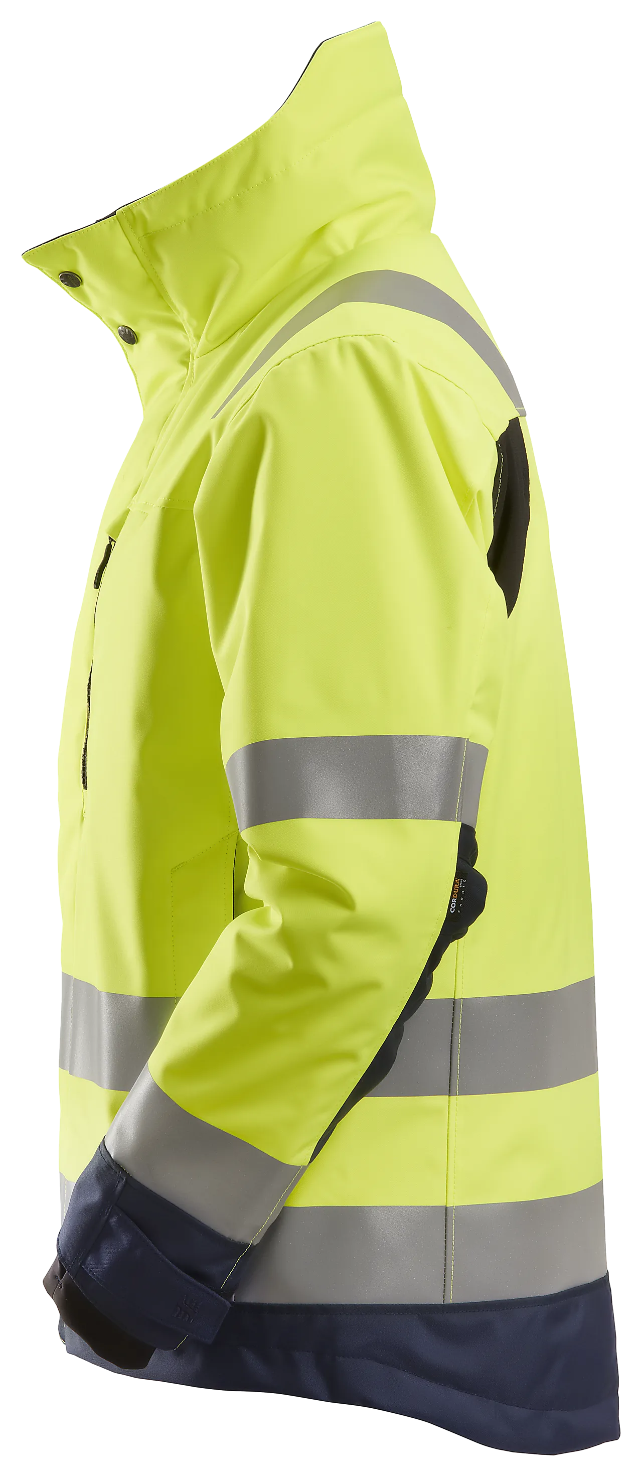 Vinterjakke high-visibility gul/mørk blå str XS null - XS - 3 - Miniatyr