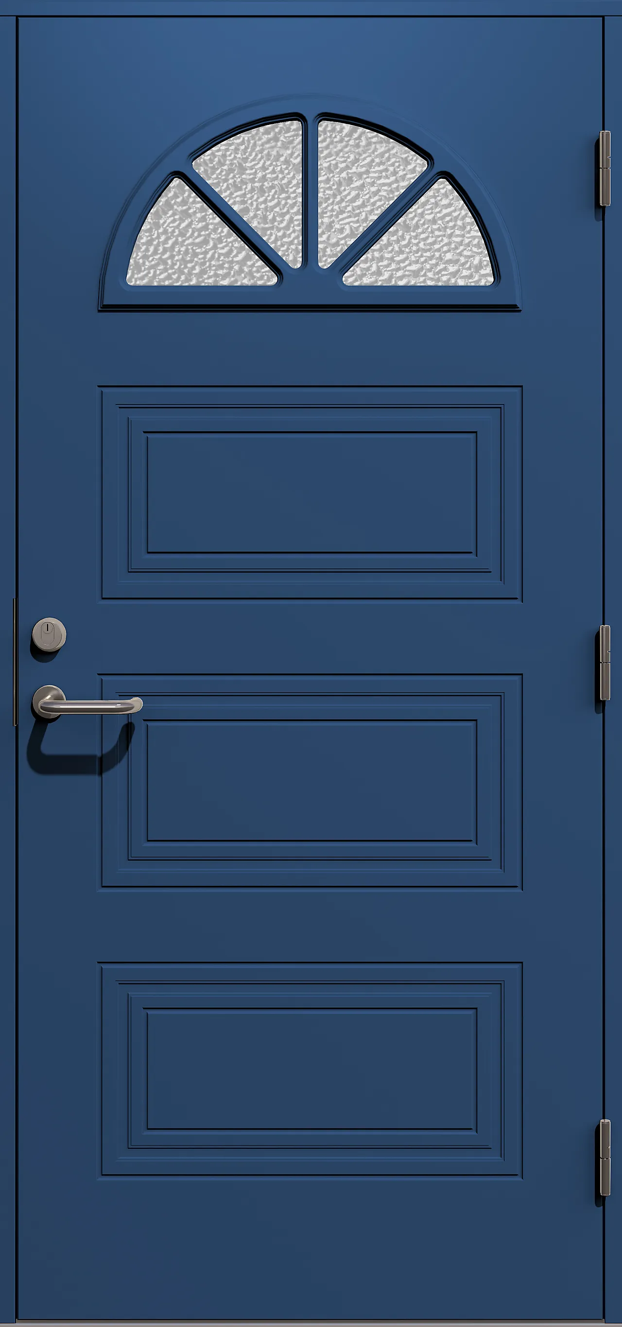 Ytterdør Halden blå høyrehengslet 90x210 cm Ytterdør Halden blå høyrehengslet 90x210 cm