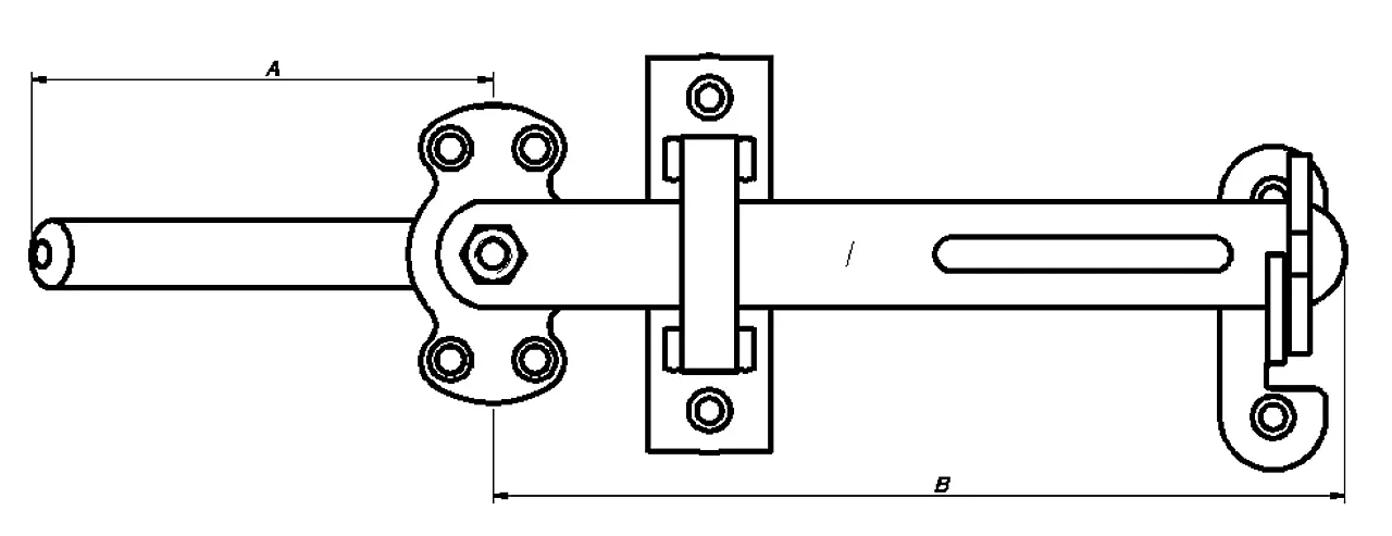 Portlås fin sort 50 - 75 mm null - null - 2 - Miniatyr