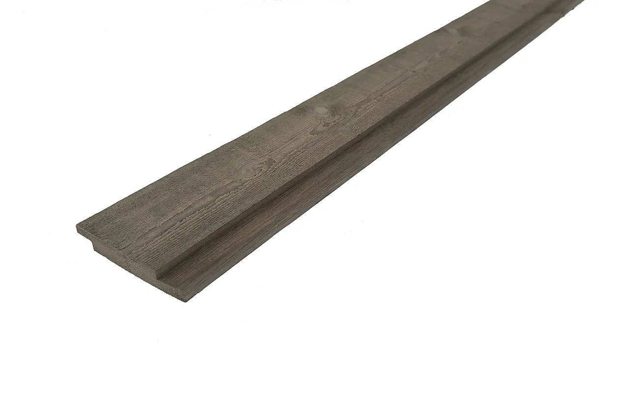 Kledning dobbelfals rettkant 19x123 mm grå null - null - 2 - Miniatyr