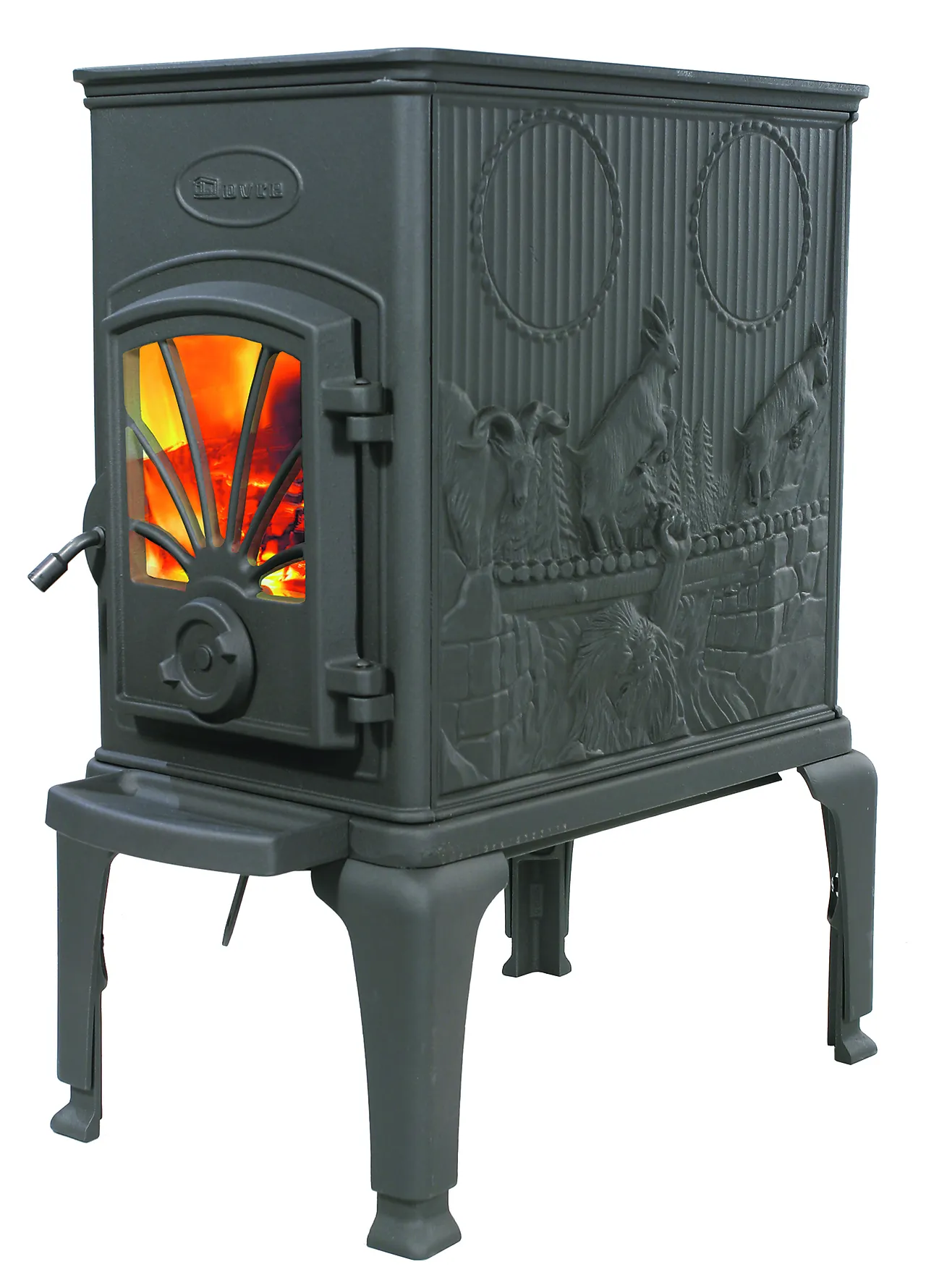 Vedovn 40 CBS med glass sort lakkert null - null - 3 - Miniatyr