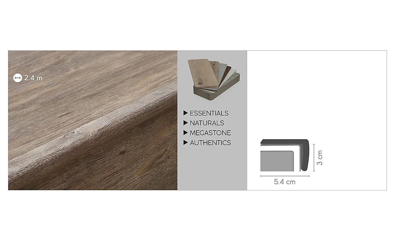 Trappenese coretec desert 2,4m 2400x30x54mm Trappenese coretec desert 2,4m 2400x30x54mm