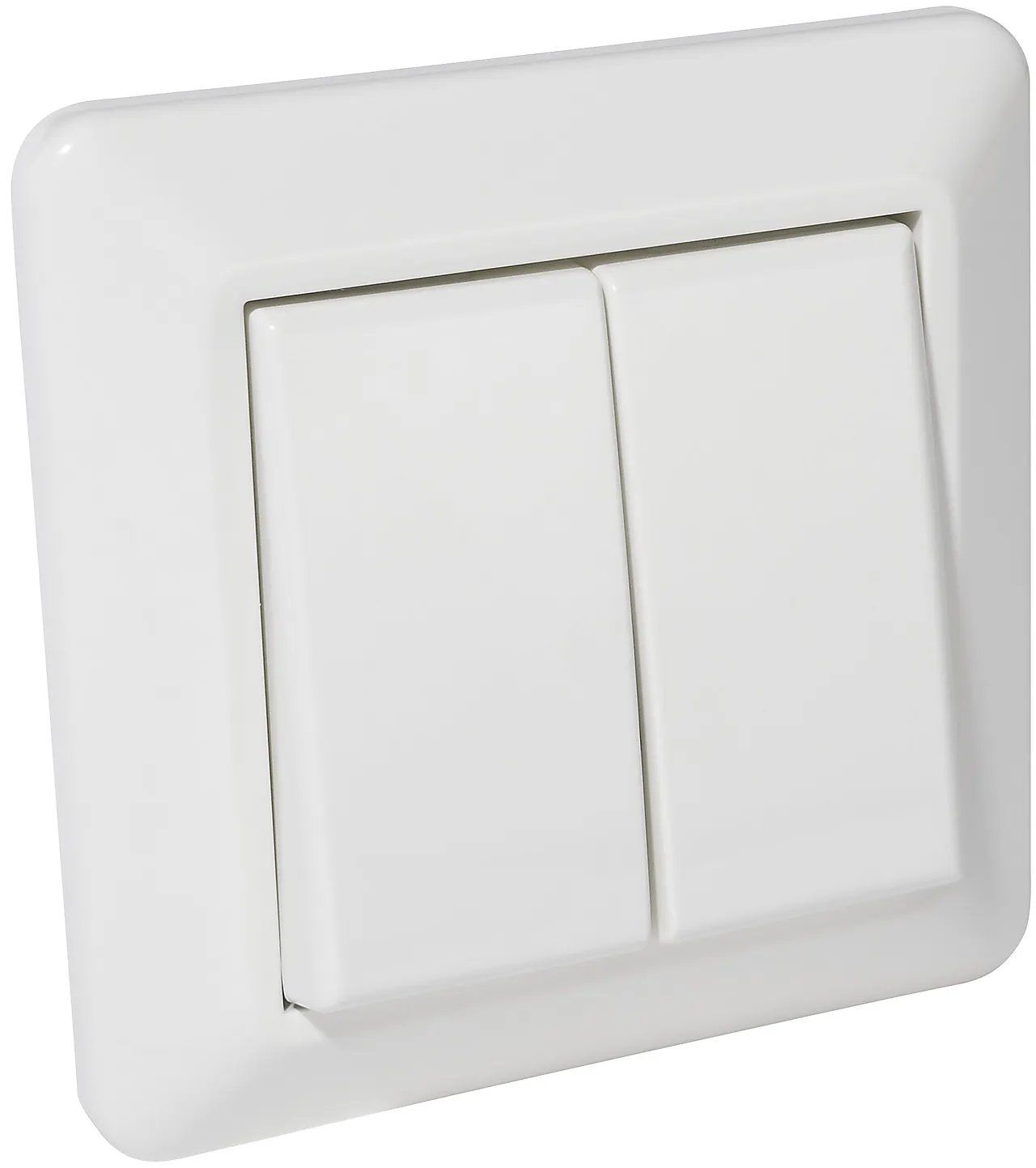 Bryter kronevender innfelt RS16 hvit