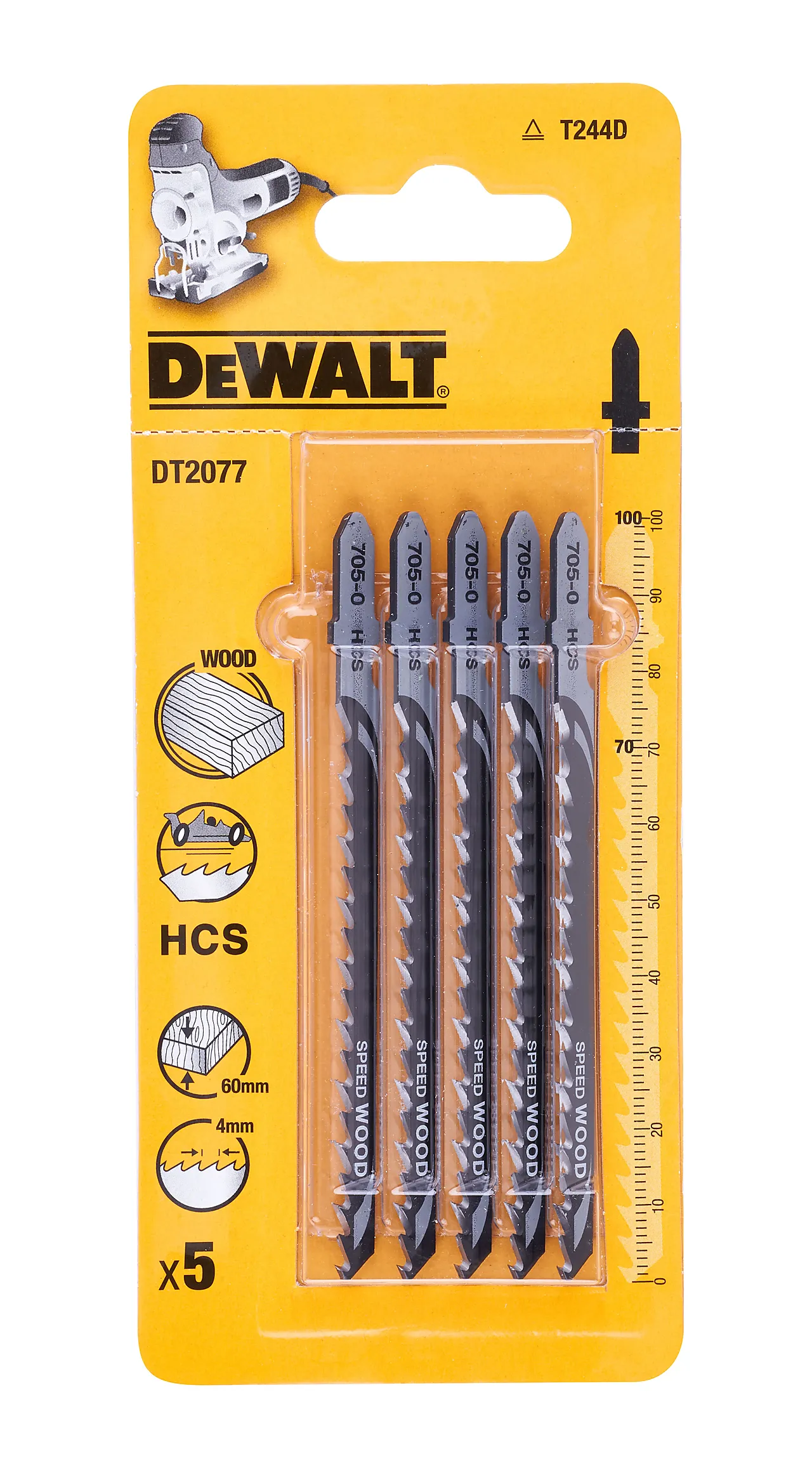 Stikksagblad tre 100 mm dt2077