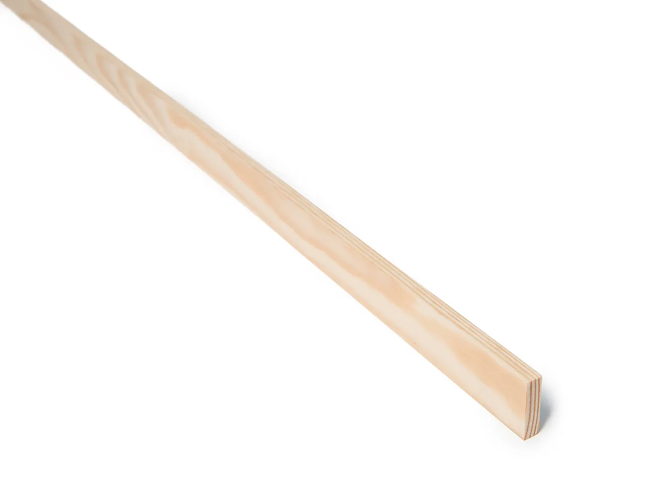 Glattkantlist 9x34 mm furu ubehandlet