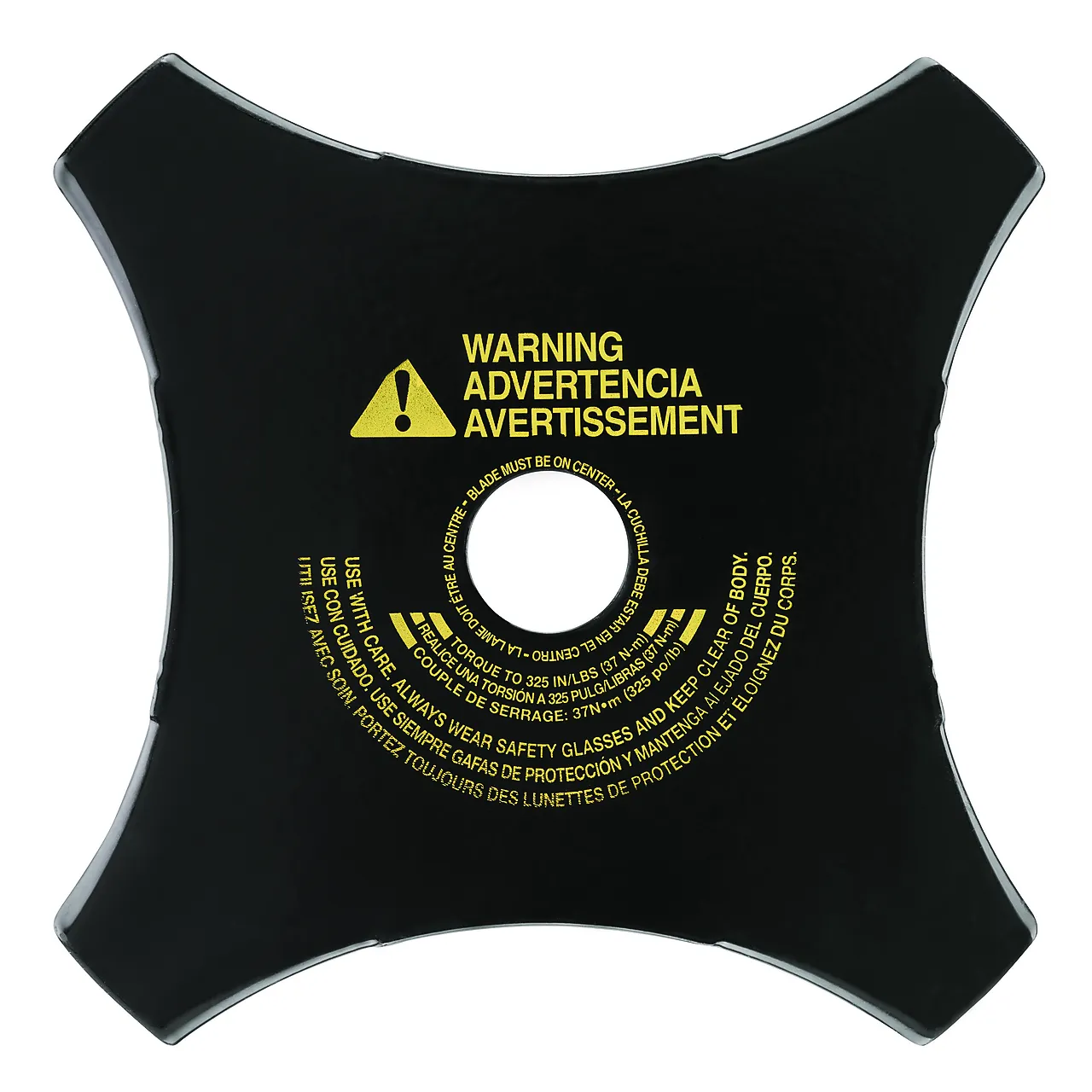 Blad til gresstrimmer 4 tenner