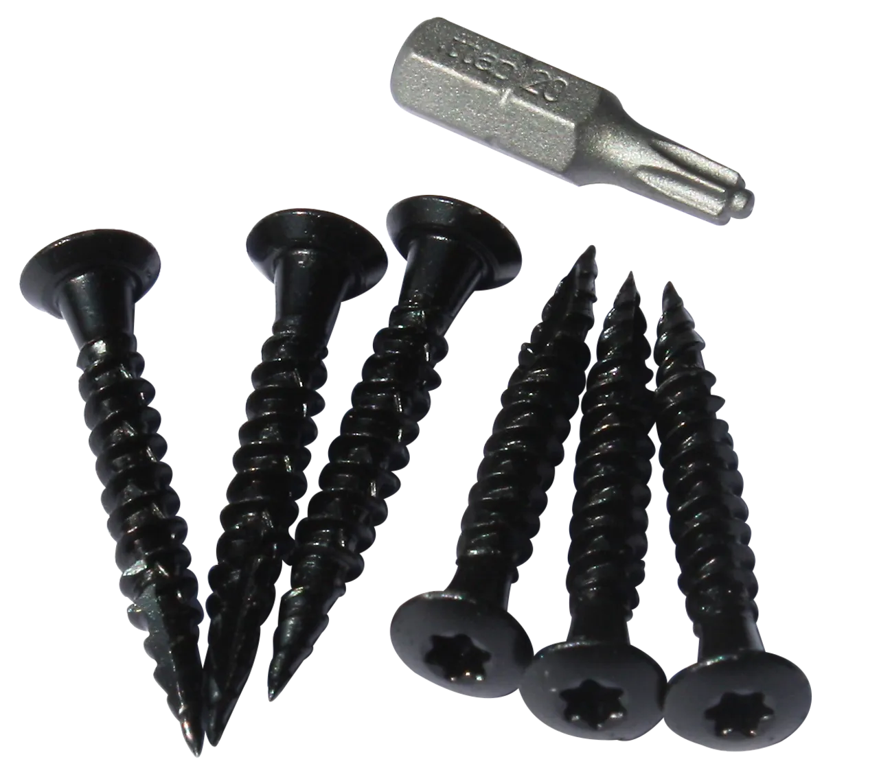 Skruer 5,0x35mm powertekk sort 500 stk/eske isola Skruer 5,0x35mm powertekk sort 500 stk/eske isola