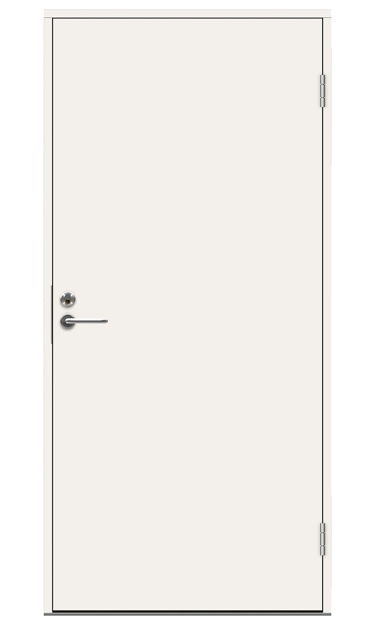 Urban Pluss ytterdør 90x210 cm høyrehengslet hvit Urban Pluss ytterdør 90x210 cm høyrehengslet hvit