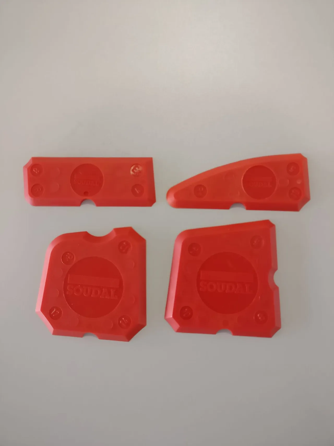 Fugeverktøy fugespatel sett 4 stk null - null - 2 - Miniatyr