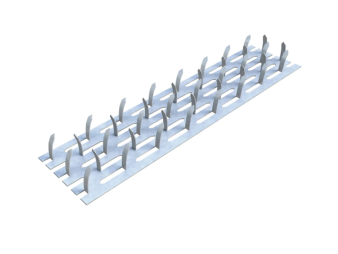 Spikerplate 50x150mm tilbehør l-element