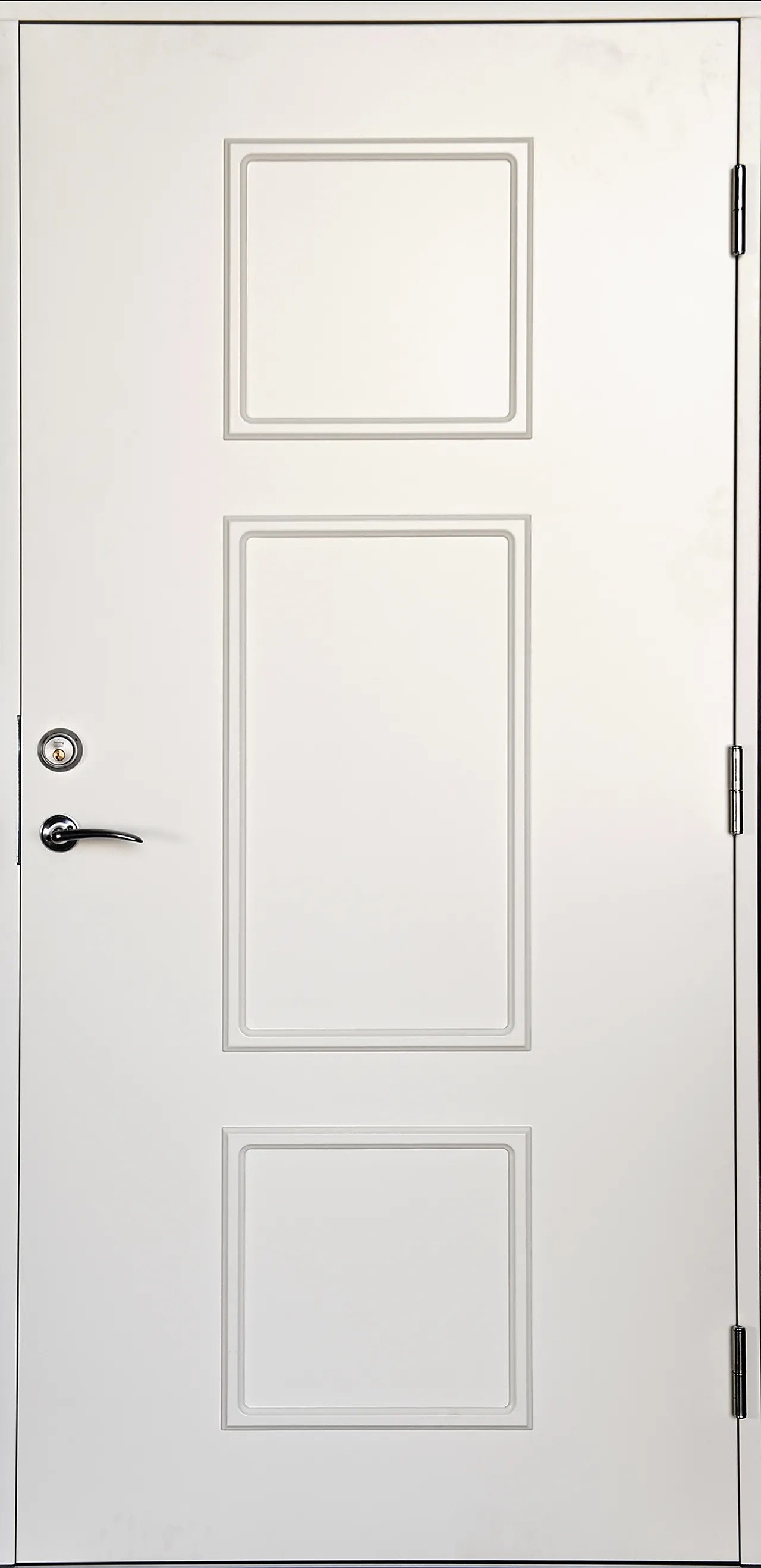 Ytterdør Tinn hvit 100x200 cm høyrehengslet