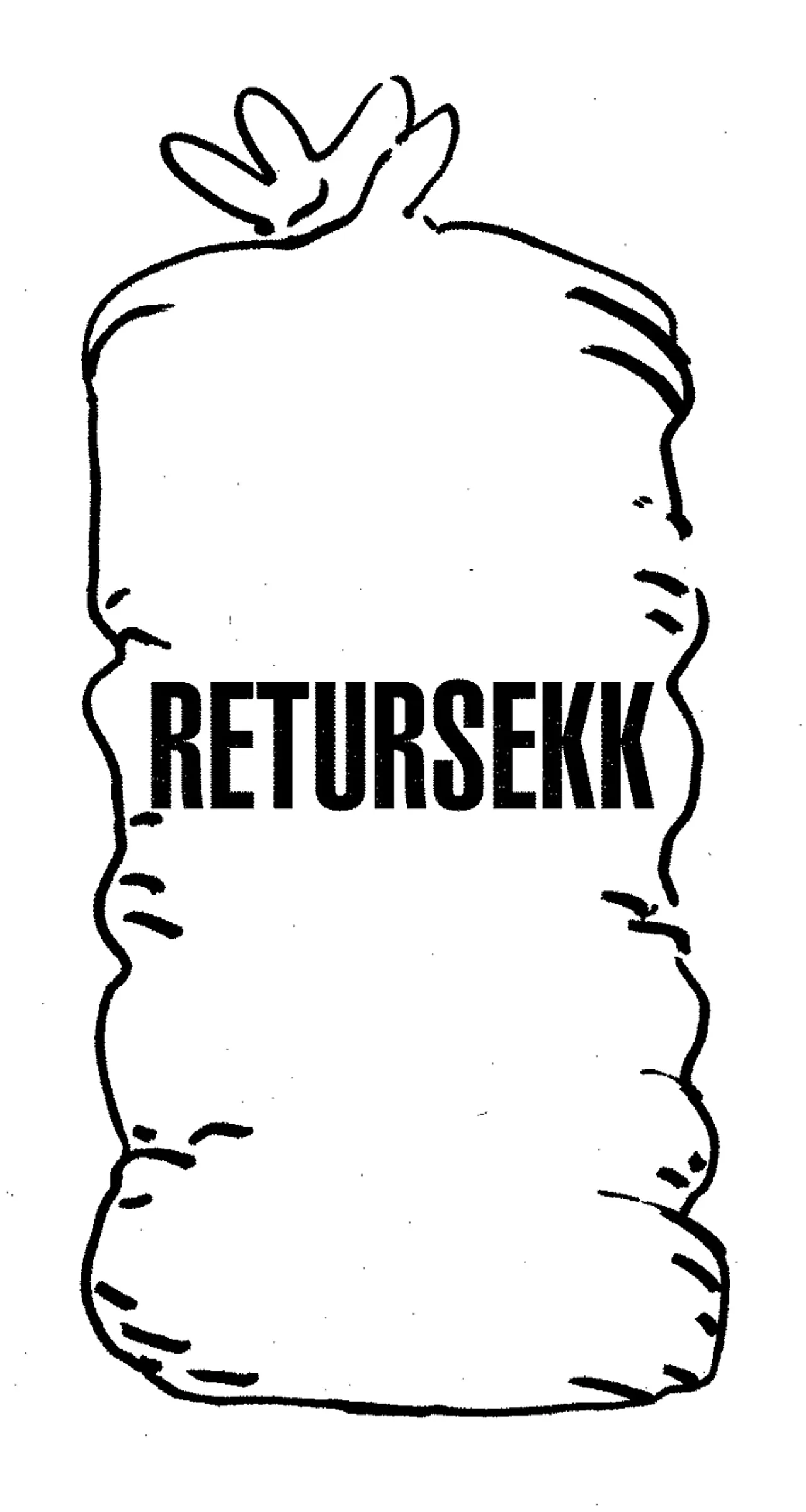 Retursekk glava 10 stk/pk, volum pr. Sekk 240l