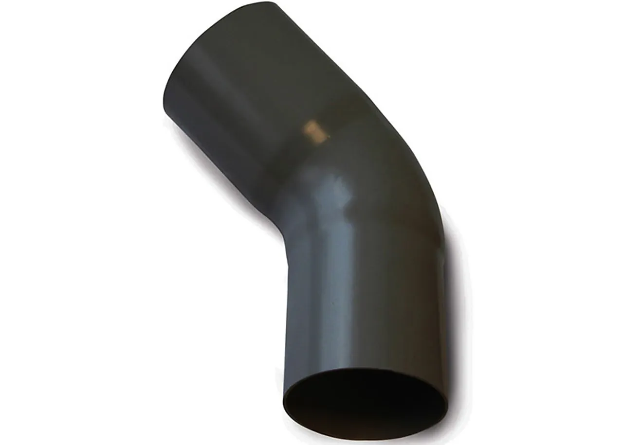 Bend 45gr 110mm sort til plast takrenner null - null - 2 - Miniatyr