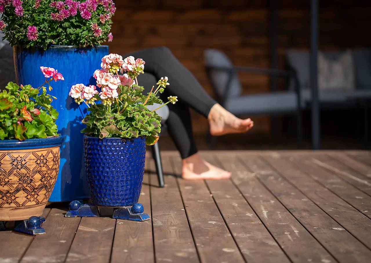 Terrassebord royalimpregnert brun furu 28x120x4500 mm null - 28x120 - 2 - Miniatyr