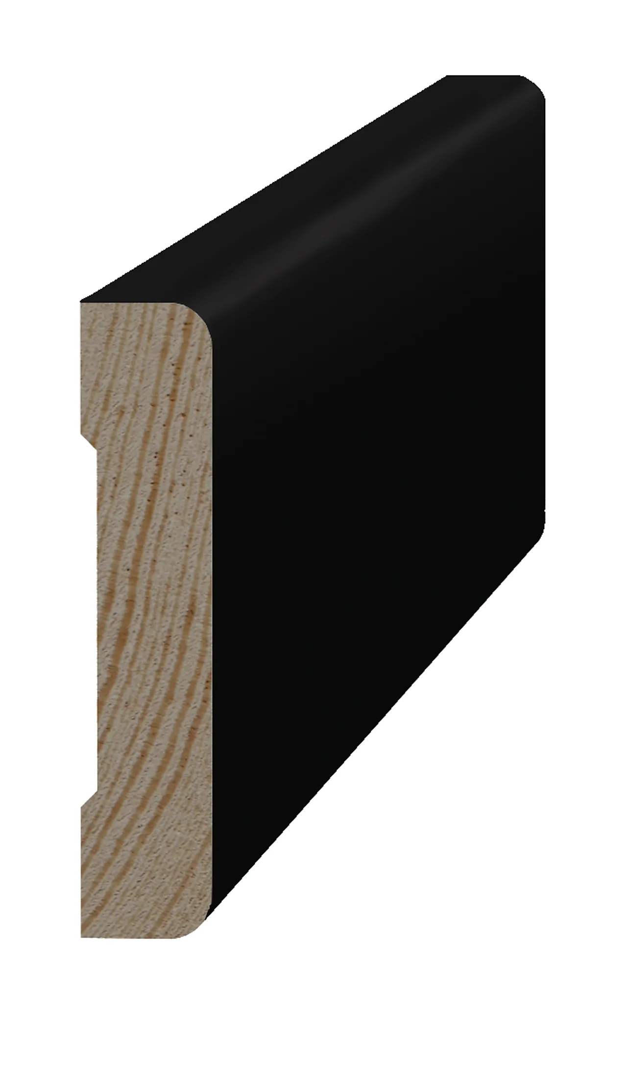 Furu 12x058 dørset karm ncs s9000n karmlist rund set 1/110mm 2/2200mm