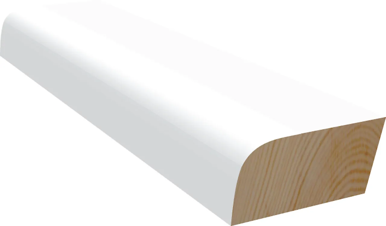 Feielist furu hvit bomull S0502-Y 9x34 mm Feielist furu hvit bomull S0502-Y 9x34 mm