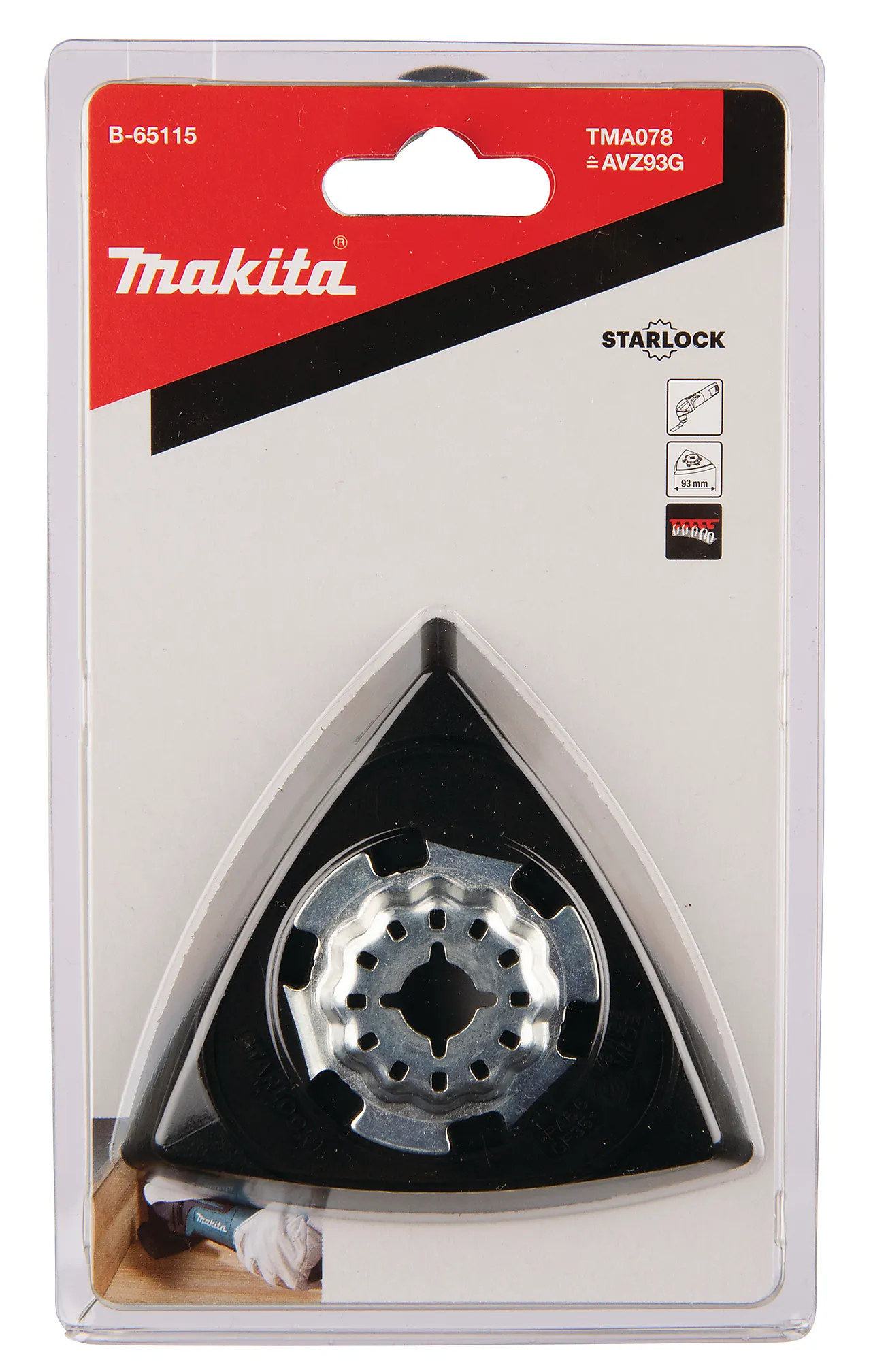 Makita Slipesåle 93 B-65115 Sandpapir Starlock STK null - null - 2 - Miniatyr
