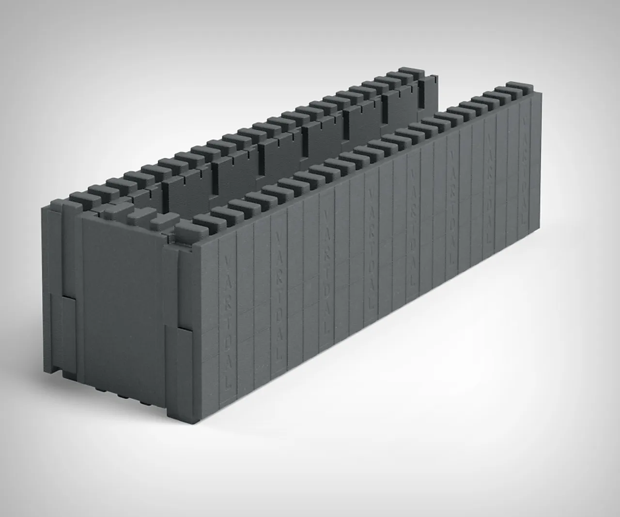 Vartdal veggsystem h300 tett 350x300x1200mm tett ende null - null - 2 - Miniatyr