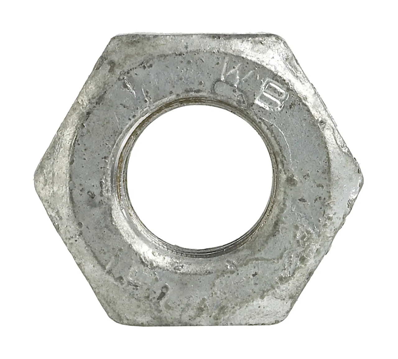 Sekskantmutter DIN934 M6 varmforsinket 25 stk