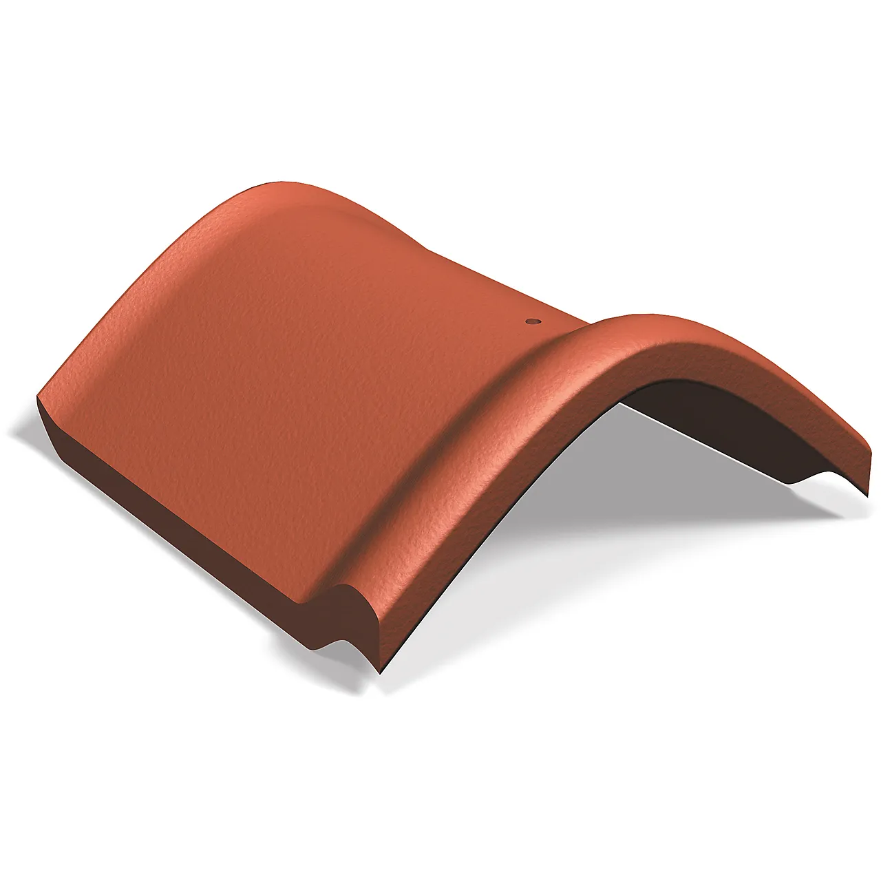 Mønestein bred med fals i betong Benderit teglrød null - null - 2 - Miniatyr