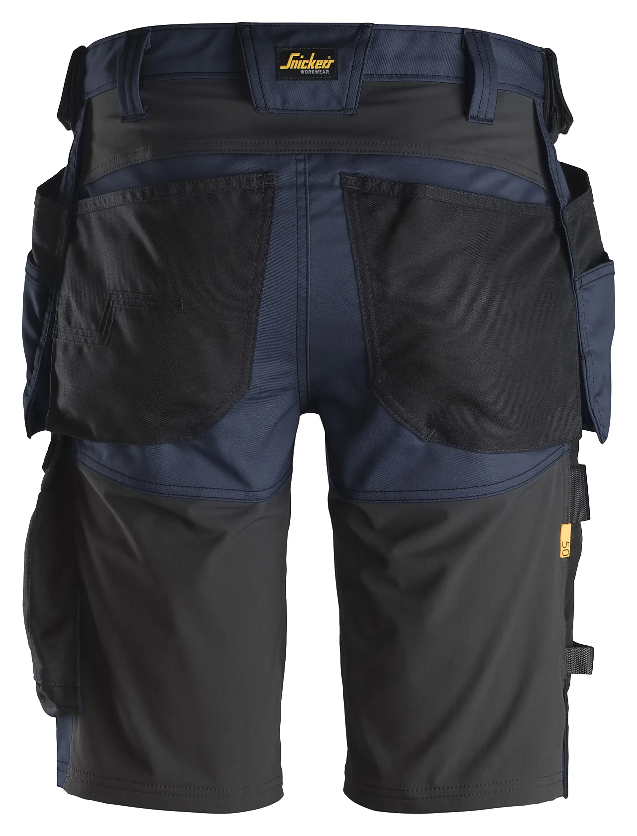 Snickers håndverkershorts 6141 mørkeblå/sort str 56 AllroundWork null - null - 2 - Miniatyr