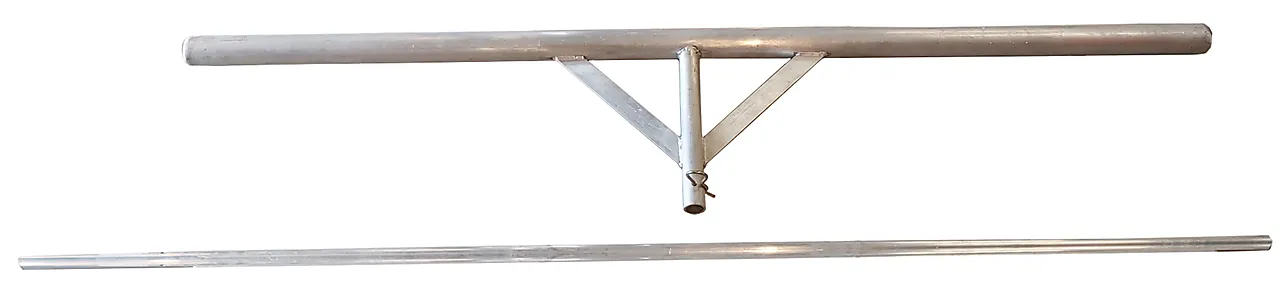 Slådd Aluminiums Dabbe 1,20 m med Skaft