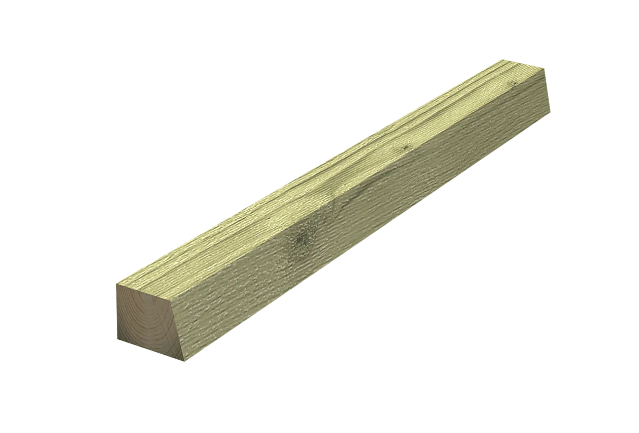 Kledning lekt furu CU impregnert 34x45 mm KL1 Kledning lekt furu CU impregnert 34x45 mm KL1