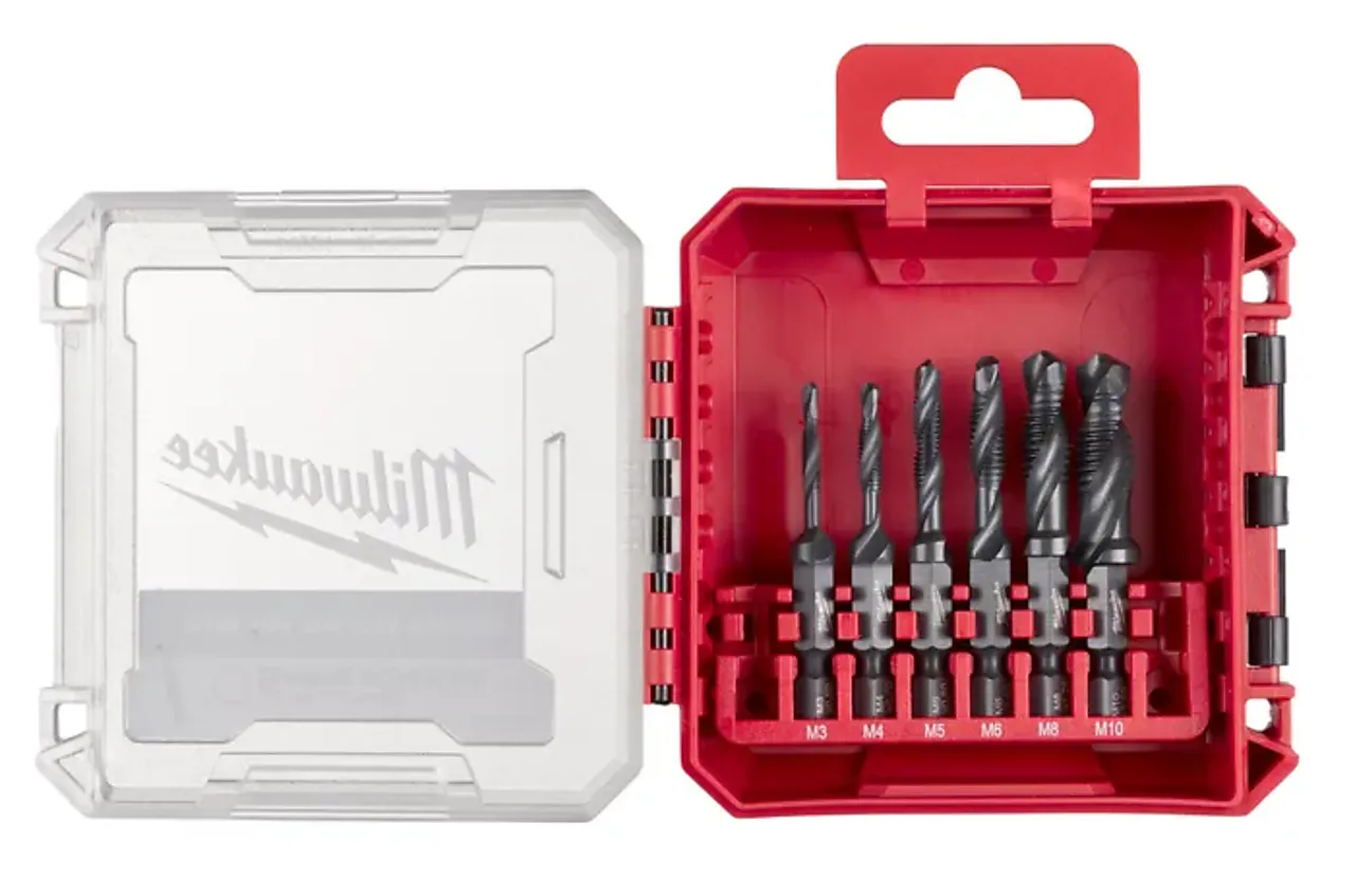 Gjengetappborsett HSSG 1/4" 6P null - null - 2 - Miniatyr