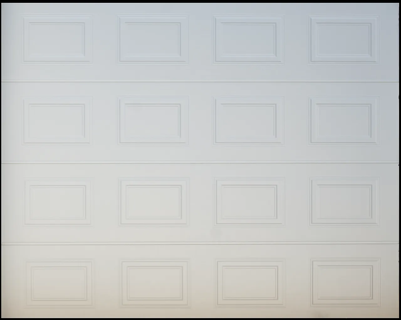 Garasjeport basic eurodoor 250x210 basic eurodoor hvit