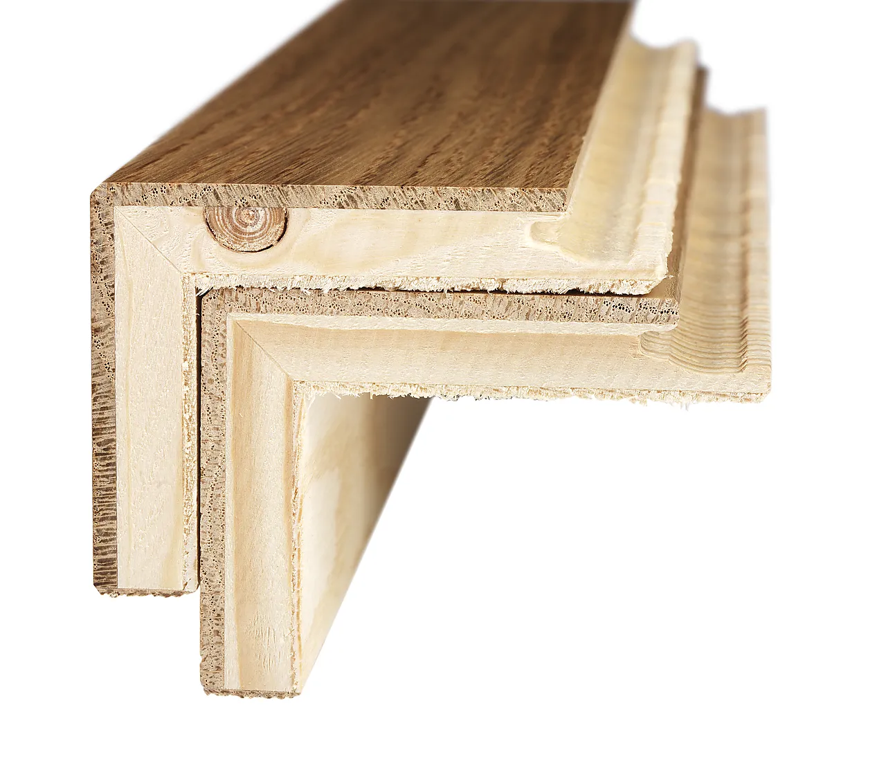 Boen Trappenese Eik Live Pure Lukket Profil A 14x83x56x2200 mm