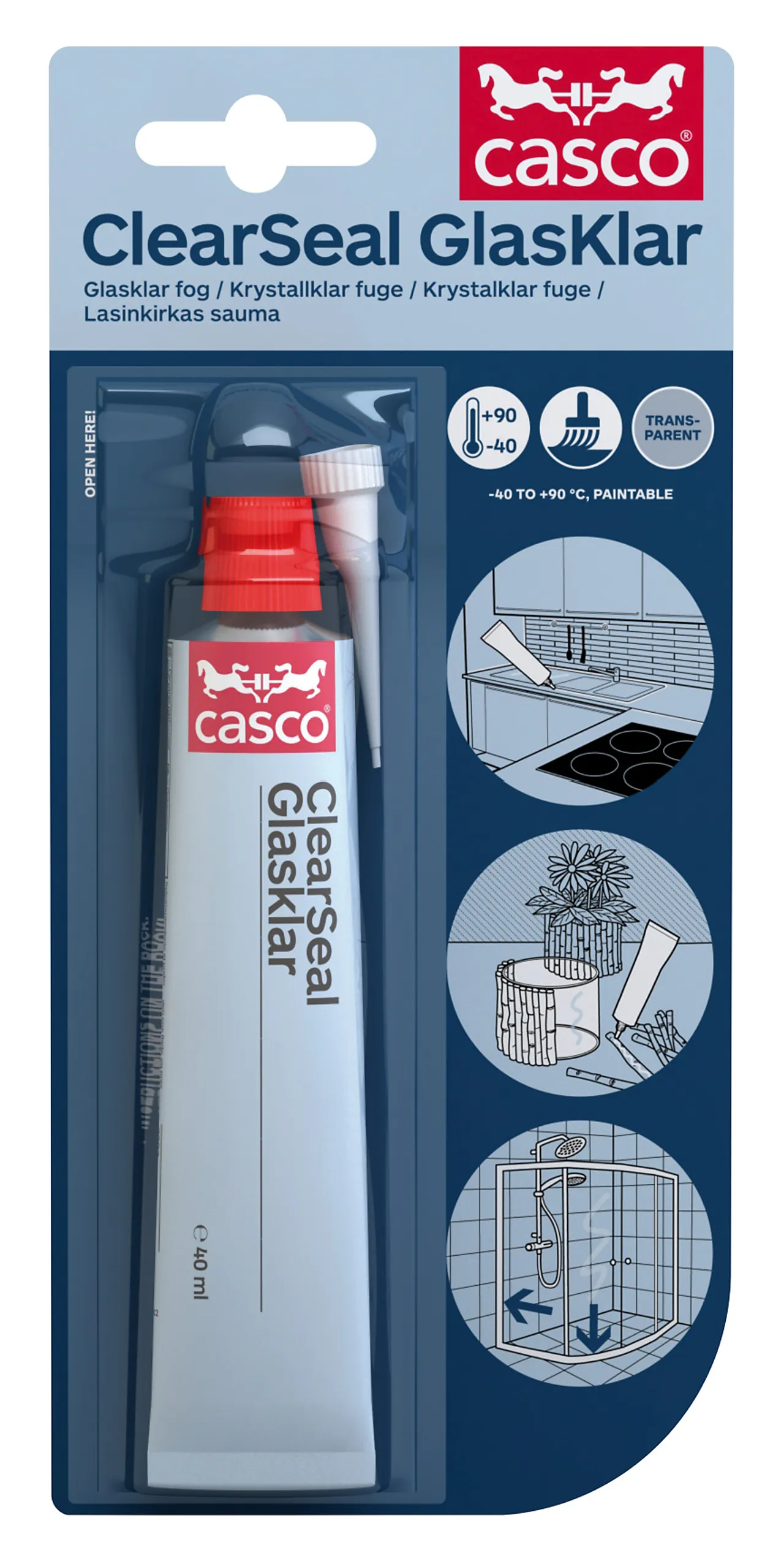 Fugemasse Clear Seal 40 ml