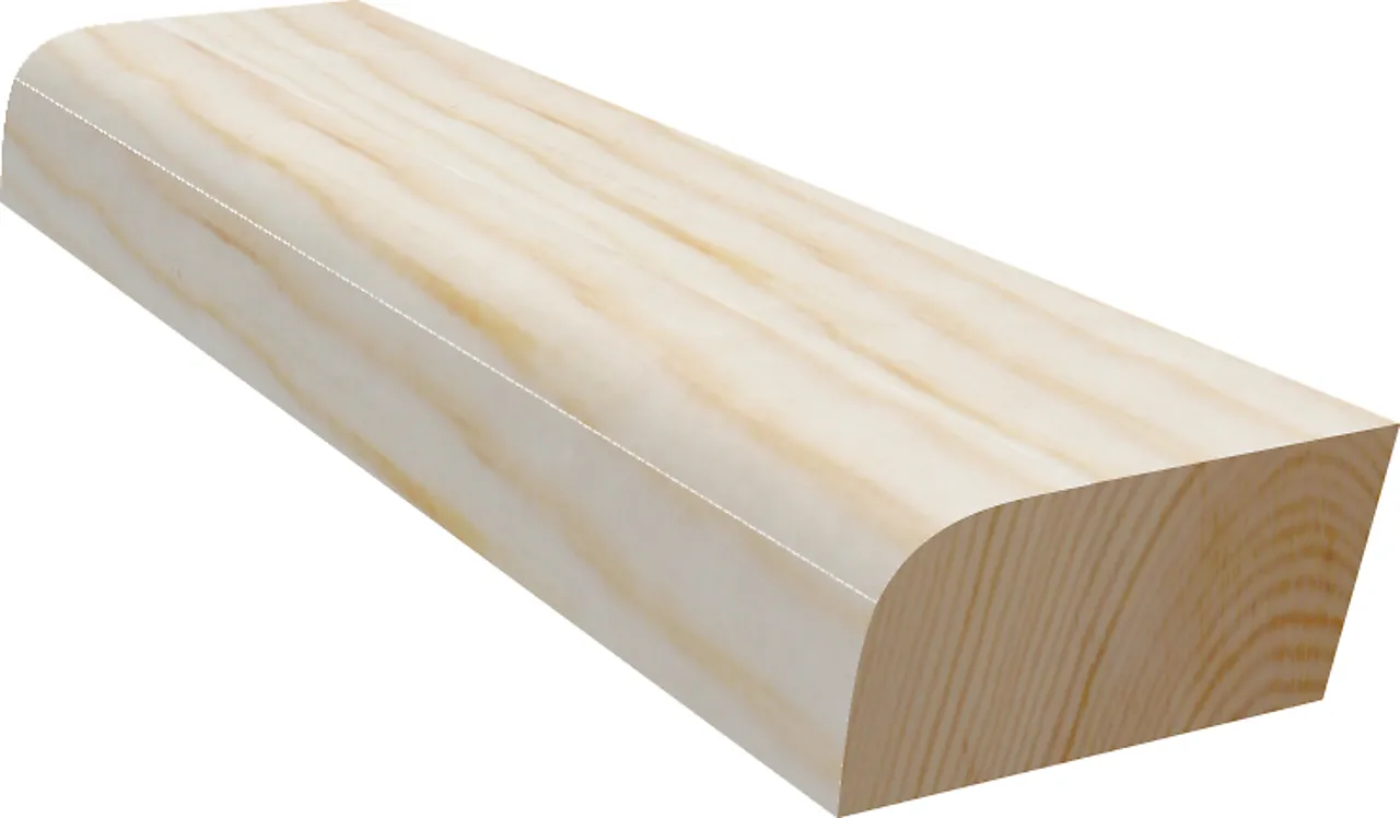 Feielist rund 9x21 mm ubehandlet furu Feielist rund 9x21 mm ubehandlet furu