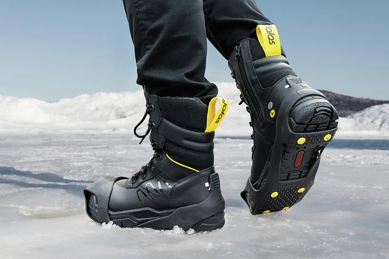 Brodder med 6 pigger svart L null - L - 3 - Miniatyr