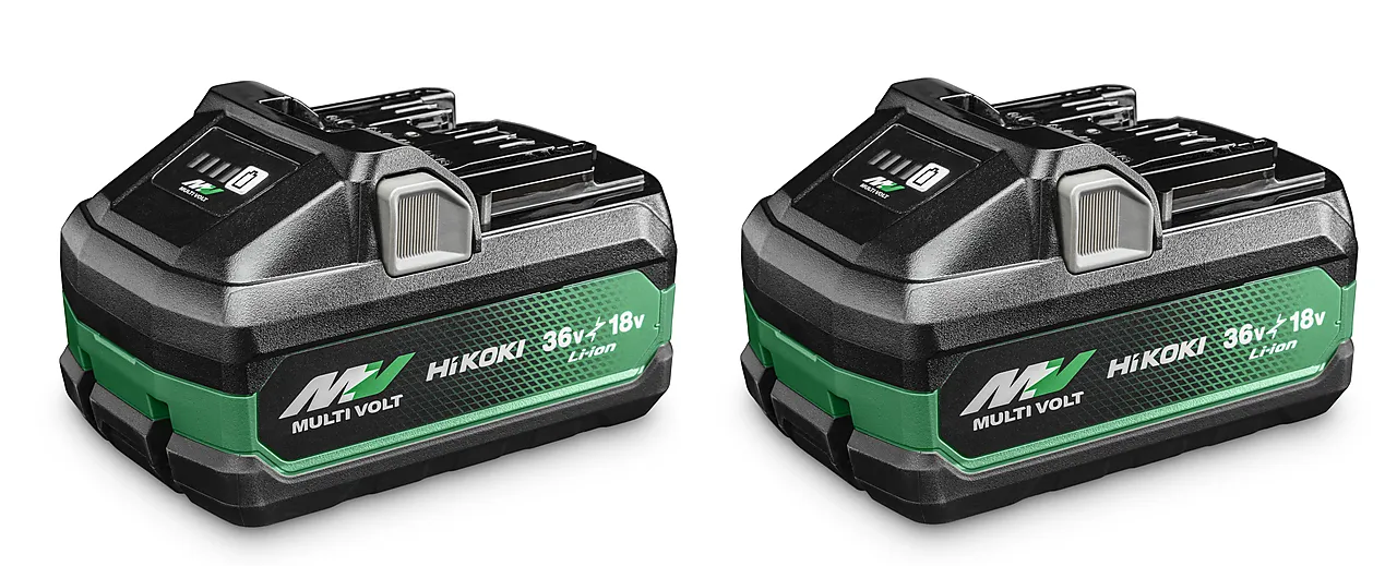 Batteripakke 2xbsl36b18x 4ah/8ah hikoki 18v/36v mv slidebatteri