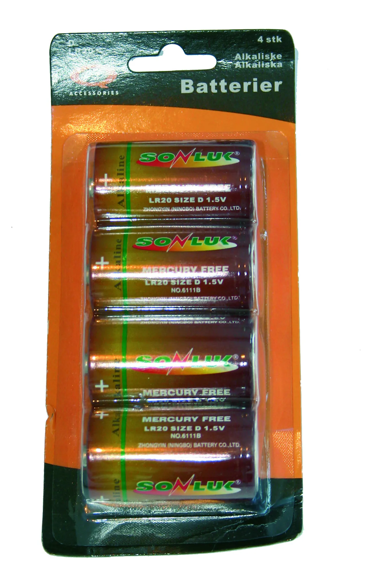 Q-tools batterier lr20 4 pak Q-tools batterier lr20 4 pak