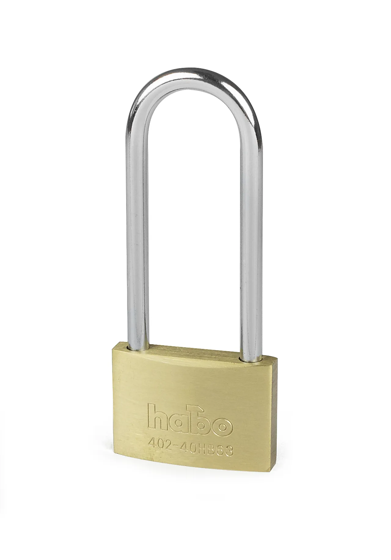 Hengelås 402-40HB63 høy bøyle 63 mm